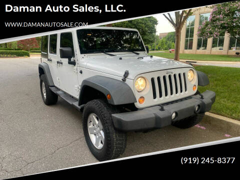 2014 Jeep Wrangler Unlimited for sale at Daman Auto Sales, LLC. in Efland NC