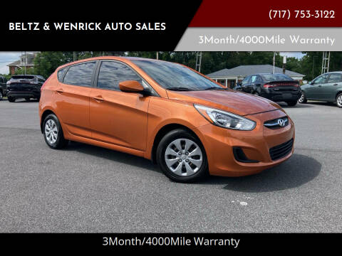 2017 Hyundai Accent for sale at Beltz & Wenrick Auto Sales in Chambersburg PA