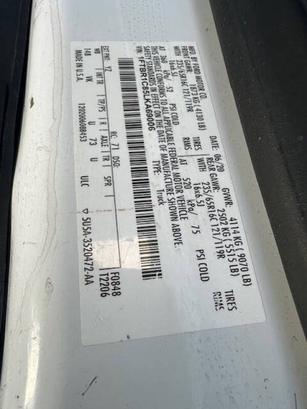 2020 Ford Transit 250