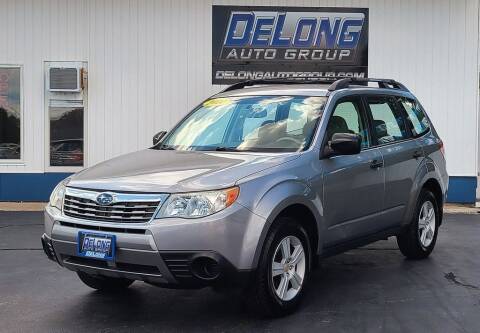 2010 Subaru Forester for sale at DeLong Auto Group in Tipton IN