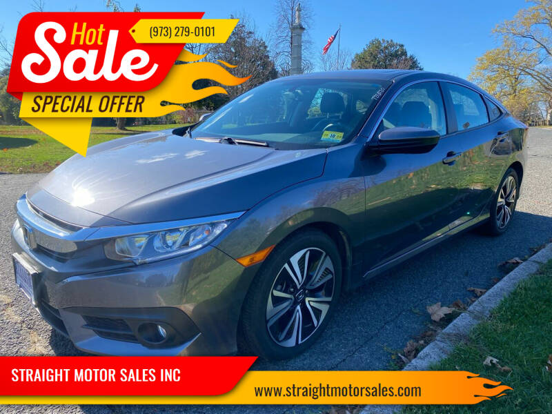 2016 Honda Civic for sale at STRAIGHT MOTOR SALES INC in Paterson NJ