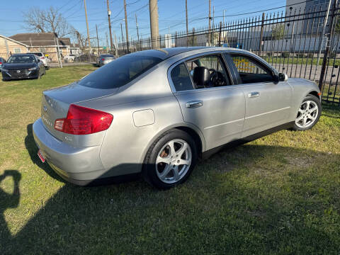 2003 Infiniti G35 for sale at FAIR DEAL AUTO SALES INC in Houston TX