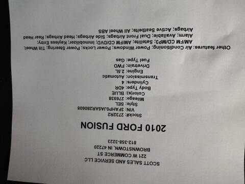 2010 Ford Fusion SEL