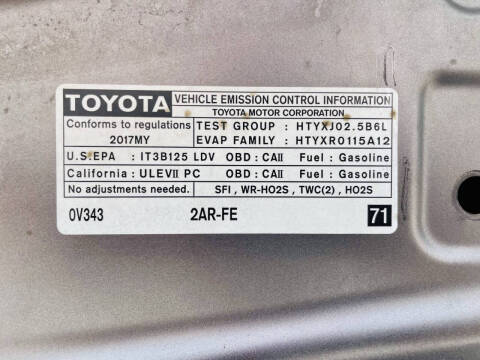 2017 Toyota Camry SE