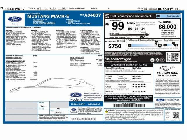 2024 Ford Mustang Mach-E Select