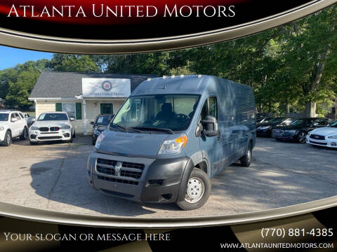 2018 RAM ProMaster for sale at Atlanta United Motors in Jefferson GA