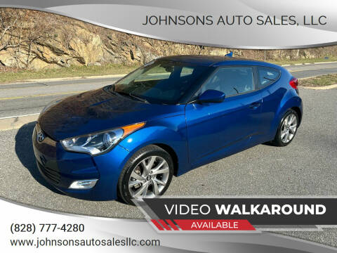 2017 Hyundai Veloster for sale at Johnsons Auto Sales, LLC in Marshall NC