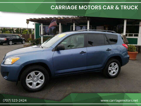 2010 Toyota RAV4 for sale at Carriage Motors Car & Truck in Santa Rosa CA