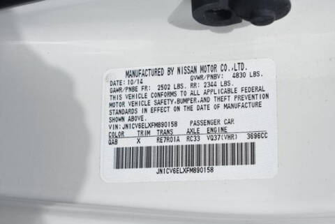 2015 Infiniti Q60 Coupe