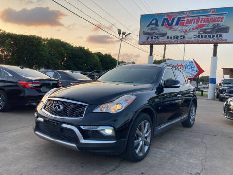 2016 Infiniti QX50 for sale at ANF AUTO FINANCE in Houston TX