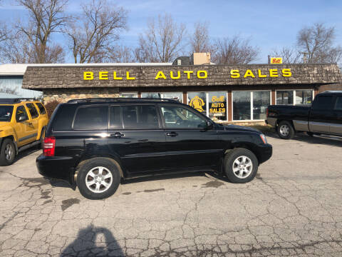 2001 Toyota Highlander for sale at BELL AUTO & TRUCK SALES in Fort Wayne IN