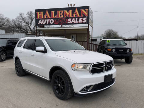 2018 Dodge Durango for sale at HALEMAN AUTO SALES in San Antonio TX