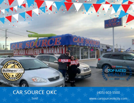 2008 Toyota Corolla for sale at CAR SOURCE OKC in Oklahoma City OK