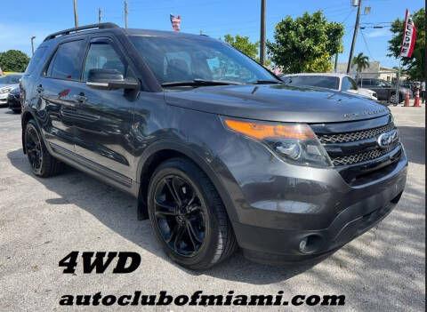2015 Ford Explorer for sale at AUTO CLUB OF MIAMI, INC in Miami FL