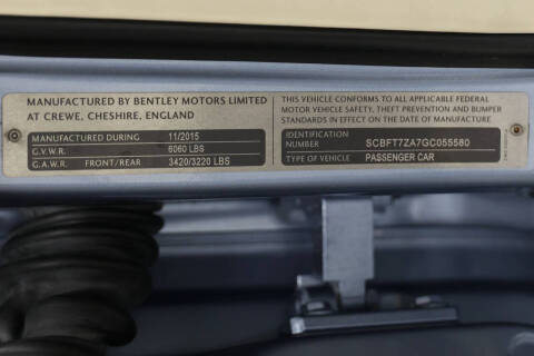 2016 Bentley Continental GT V8