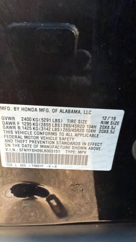 2020 Honda Passport Elite
