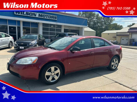 2008 Pontiac G6 for sale at Wilson Motors in Junction City KS