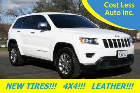 2015 Jeep Grand Cherokee for sale at Cost Less Auto Inc. in Rocklin CA