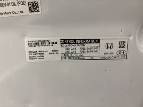 2025 Honda Accord LX