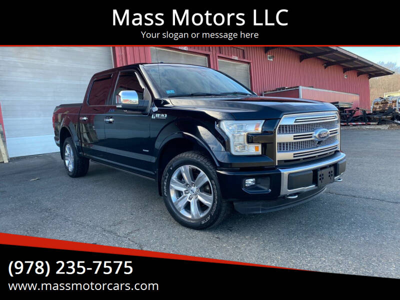 2016 Ford F-150 for sale at Mass Motors LLC in Worcester MA