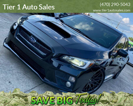 2015 Subaru WRX for sale at Tier 1 Auto Sales in Gainesville GA