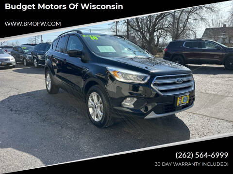 2018 Ford Escape for sale at Budget Motors of Wisconsin in Racine WI