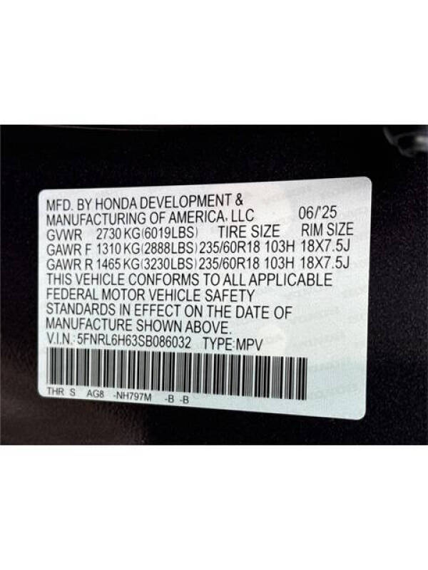 2025 Honda Odyssey EX-L