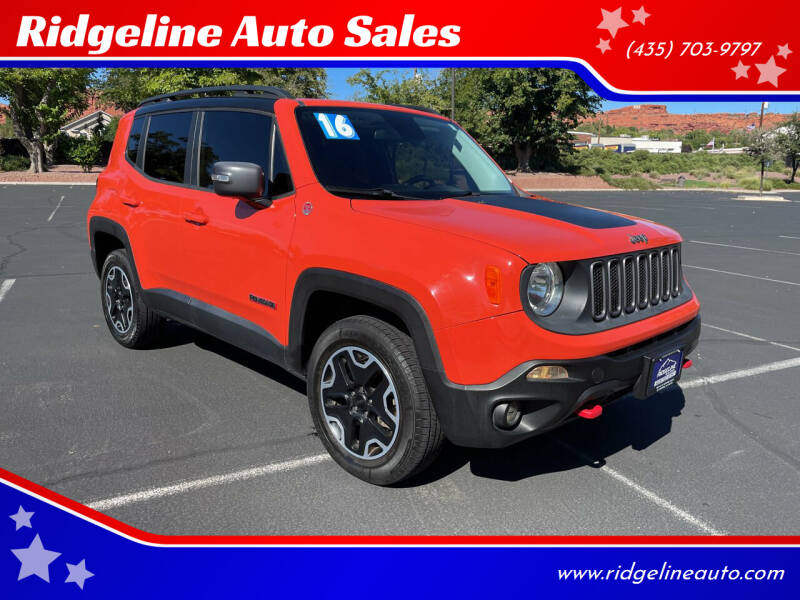 2016 Jeep Renegade for sale at Ridgeline Auto Sales in Saint George UT