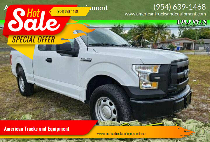 2017 Ford F-150 for sale at American Trucks and Equipment in Hollywood FL