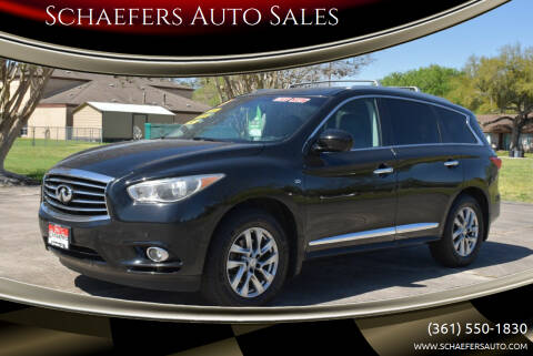 2014 Infiniti QX60 for sale at Schaefers Auto Sales in Victoria TX