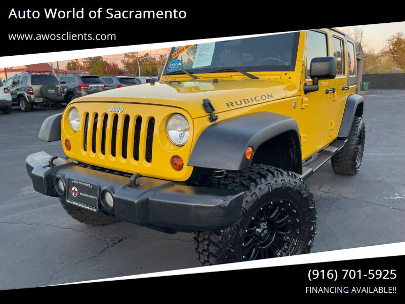 2009 Jeep Wrangler Unlimited for sale at Auto World of Sacramento in Sacramento CA