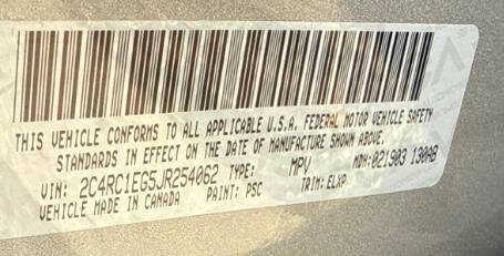 2018 Chrysler Pacifica Touring L Plus