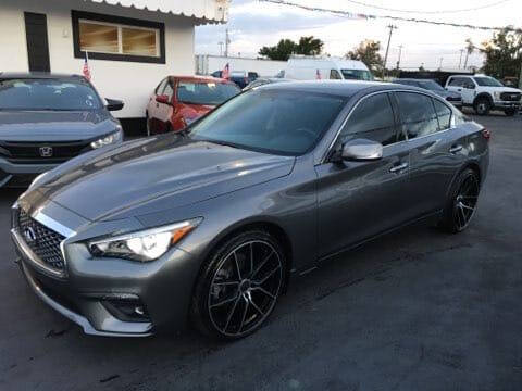 2021 Infiniti Q50 for sale at Daylin Auto Sales in Fort Myers FL