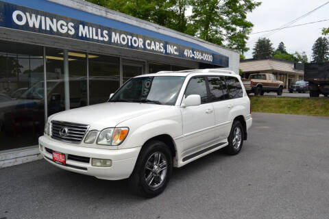 2006 Lexus LX 470 for sale at Owings Mills Motor Cars in Owings Mills MD