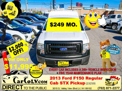2013 Ford F-150 for sale at The Car Company in Las Vegas NV