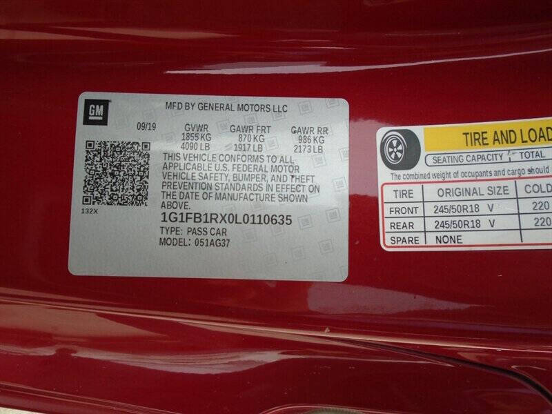 2020 Chevrolet Camaro LS