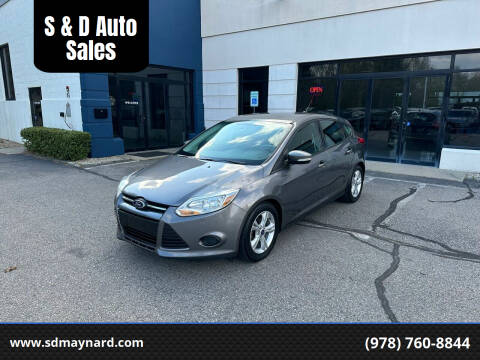 2014 Ford Focus for sale at S & D Auto Sales in Maynard MA