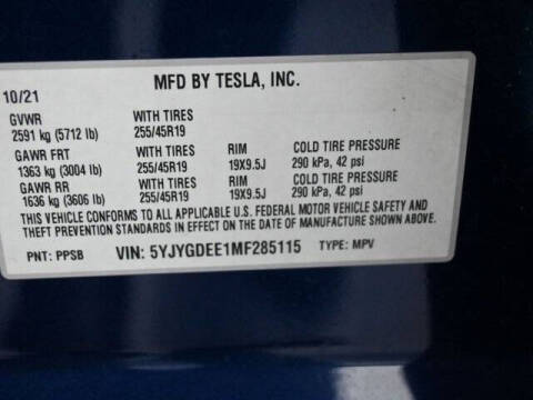 2021 Tesla Model Y Long Range