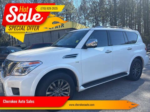 2019 Nissan Armada for sale at Cherokee Auto Sales in Acworth GA