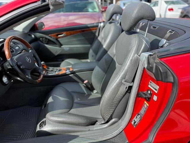Red 2004 Mercedes-Benz SL-Class SL 500 Convertible SL 500 2dr Convertible 2