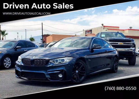 2017 BMW 4 Series for sale at Driven Auto Sales in Coachella CA