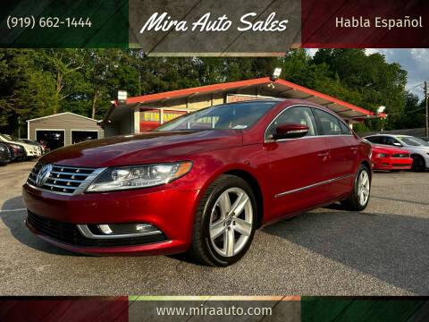 2015 Volkswagen CC for sale at Mira Auto Sales in Raleigh NC