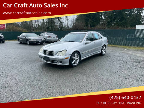2006 Mercedes-Benz C-Class for sale at Car Craft Auto Sales Inc in Lynnwood WA