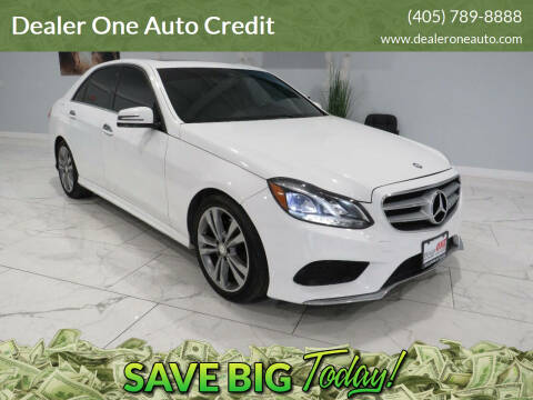 2015 Mercedes-Benz E-Class for sale at Dealer One Auto Credit in Oklahoma City OK