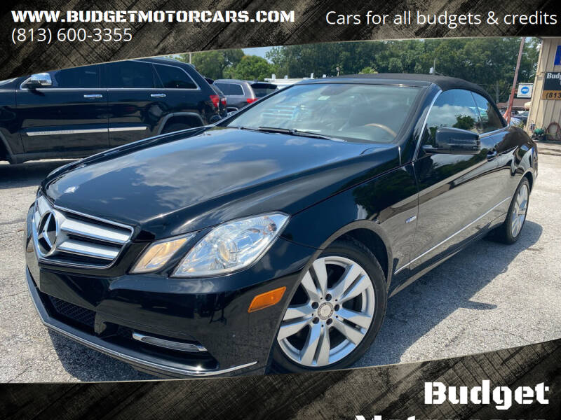 2012 Mercedes-Benz E-Class for sale at Budget Motorcars in Tampa FL