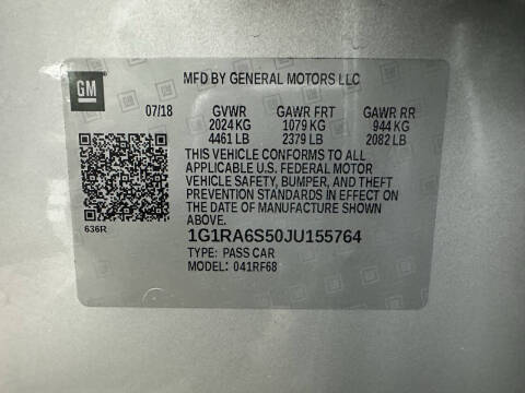 2018 Chevrolet Volt LT