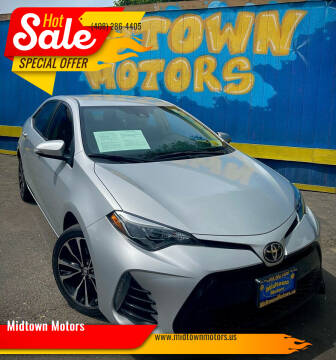 2018 Toyota Corolla for sale at Midtown Motors in San Jose CA