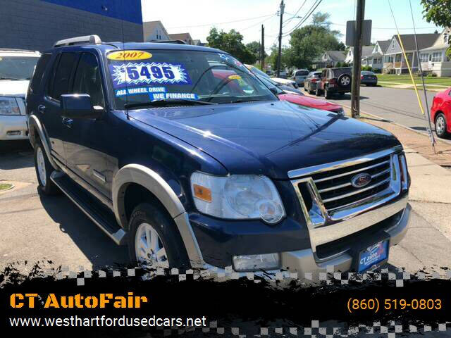 2007 Ford Explorer for sale at CT AutoFair in West Hartford CT