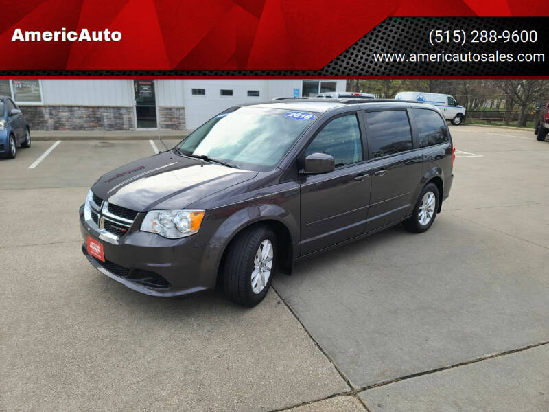 2016 Dodge Grand Caravan for sale at AmericAuto in Des Moines IA