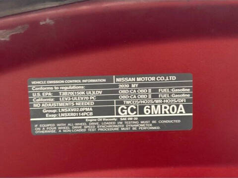 2020 Nissan Rogue Sport S